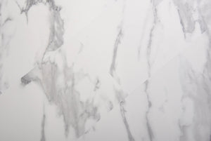 Carrara Marble 1.9m² Gloss SPC Vinyl Click Flooring With Integrated Underlay - 6.5mm (2mm EVA layer)