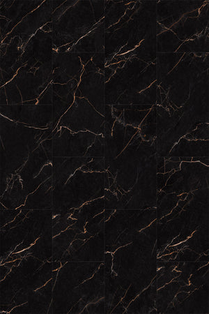 Obsidian Gold Marble 1.9m² Vinyl Click Flooring With Integrated EVA Underlay - 6.5mm (2mm EVA layer)