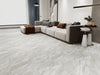 Pewter Drift Marble 1.9m² Vinyl Click Grey Marble Flooring With Integrated Underlay - 6.5mm (2mm EVA layer)