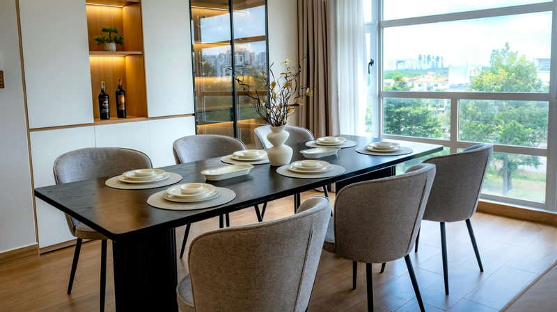 Elegant Dining Room Flooring Ideas