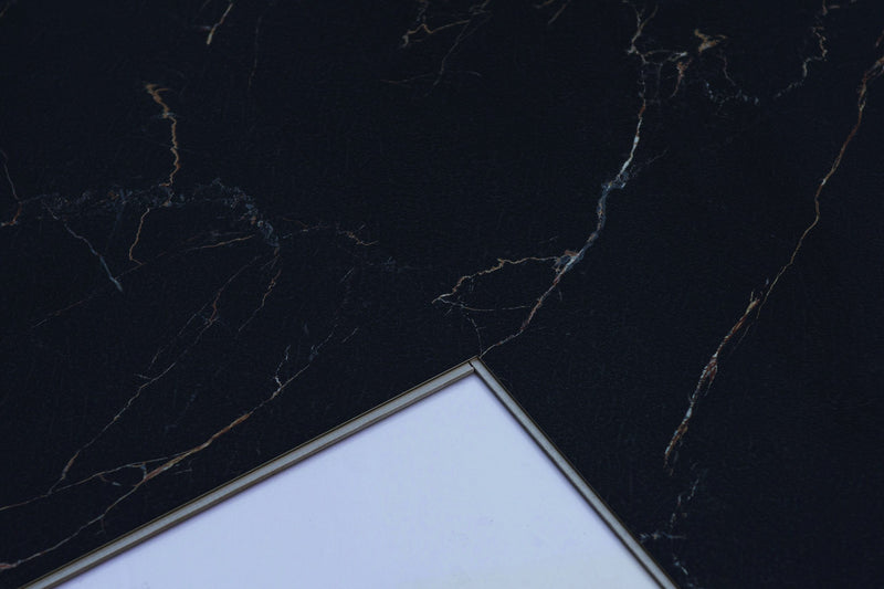 Obsidian Gold Marble 1.9m² Vinyl Click Flooring With Integrated EVA Underlay - 6.5mm (2mm EVA layer)