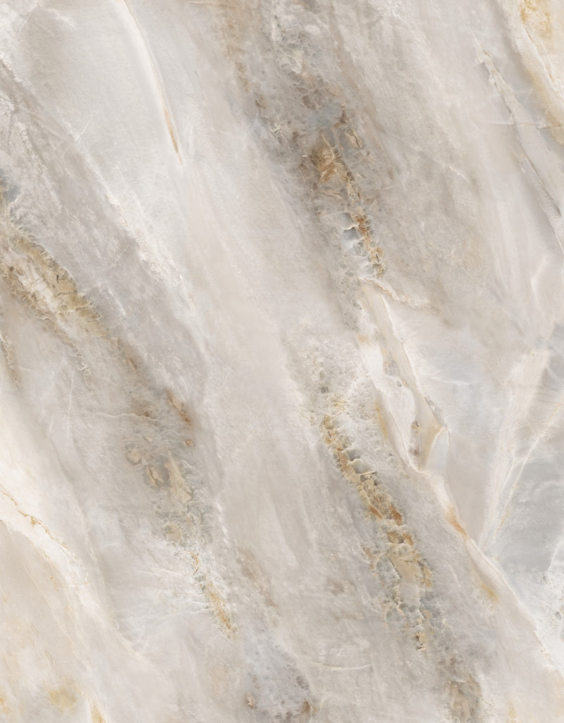 Champagne Carrara Marble 1.9m² Vinyl Click Modern Dark Marble Look SPC Elegant Flooring With Integrated Underlay - 6.5mm (2mm EVA layer)